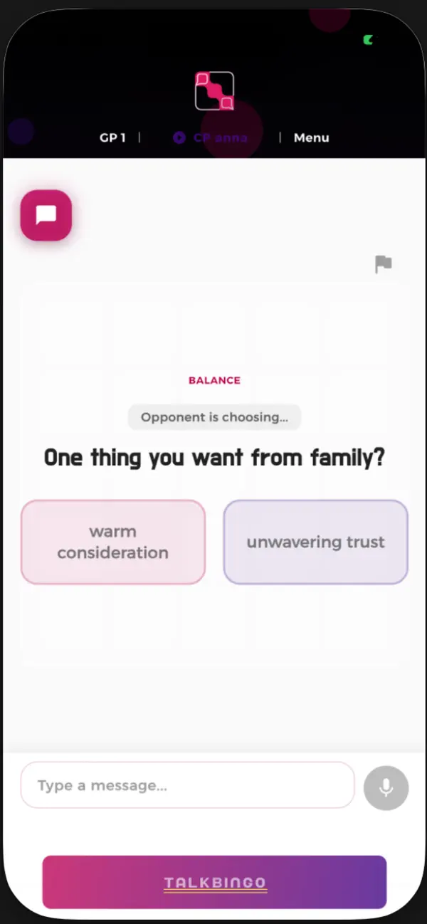 #5. TalkBingo (iOS) By: mijung an