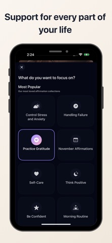 I Become – Daily Affirmations iPhone screenshot