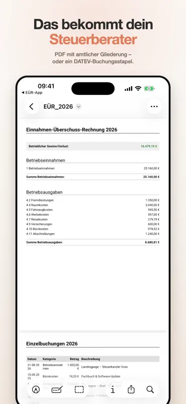 EÜR & EAR Einfach Buchhaltung screenshot 7 of 8