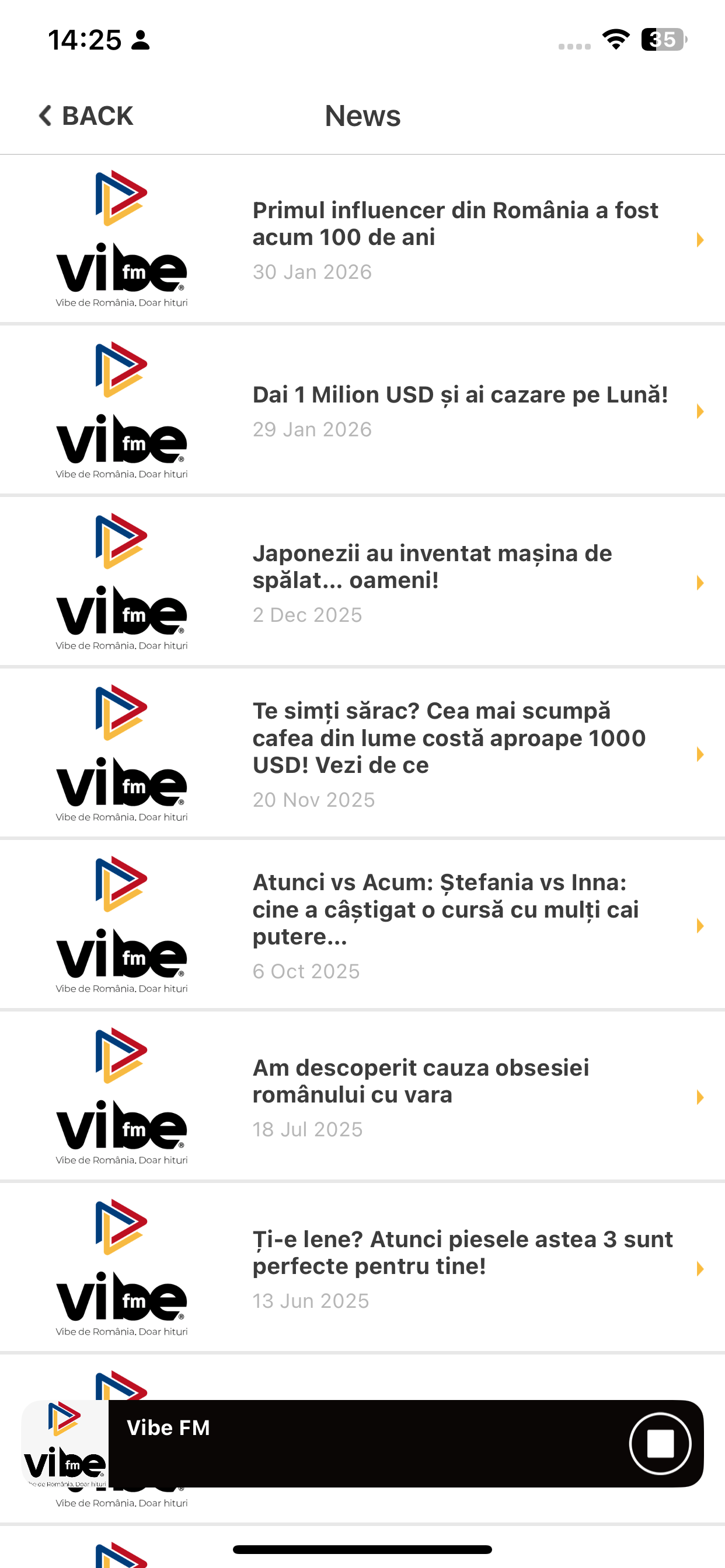 Vibe FM screenshot 2