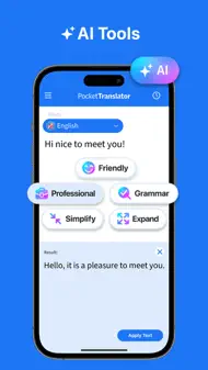 Oversett AI Pocket Translator iphone bilder 2