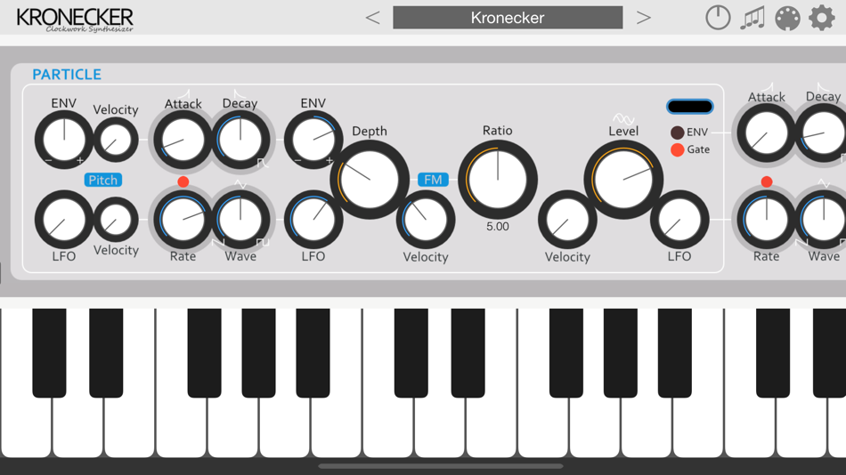 #2. Kronecker - AUv3 Plug-in Synth (iOS) 由: iceWorks, Inc.