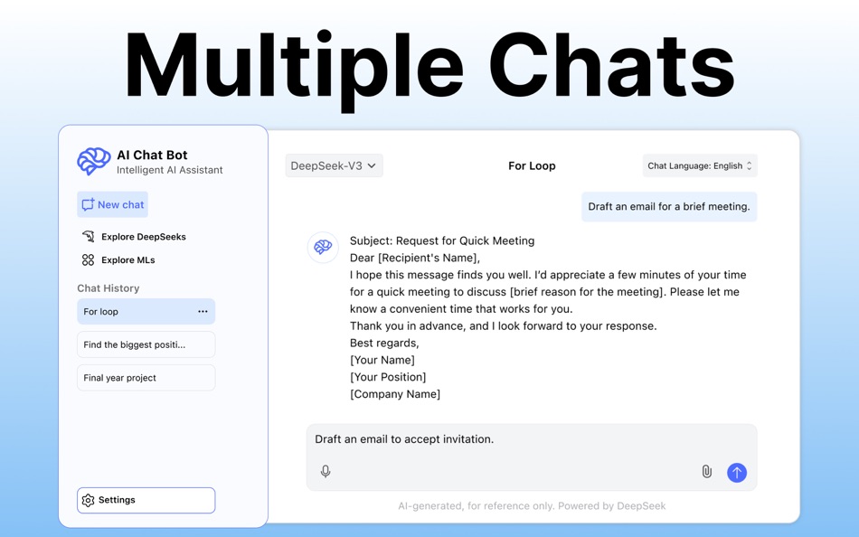 #3. AI Chat Bot • Ask AI Assistant (macOS) 由: Azam Sarwar