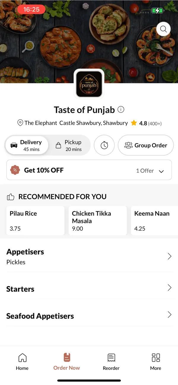 Screenshot #2 pour Taste of Punjab.