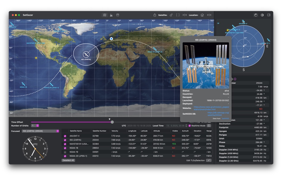 #2. SatGazer (macOS) 由: Frederik Mrozek