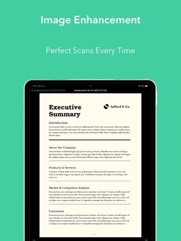 SnapScanner+ PDF, Docs & Cards iPad screenshot