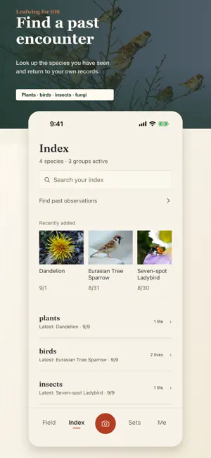 Leafwing Nature Journal screenshot 3