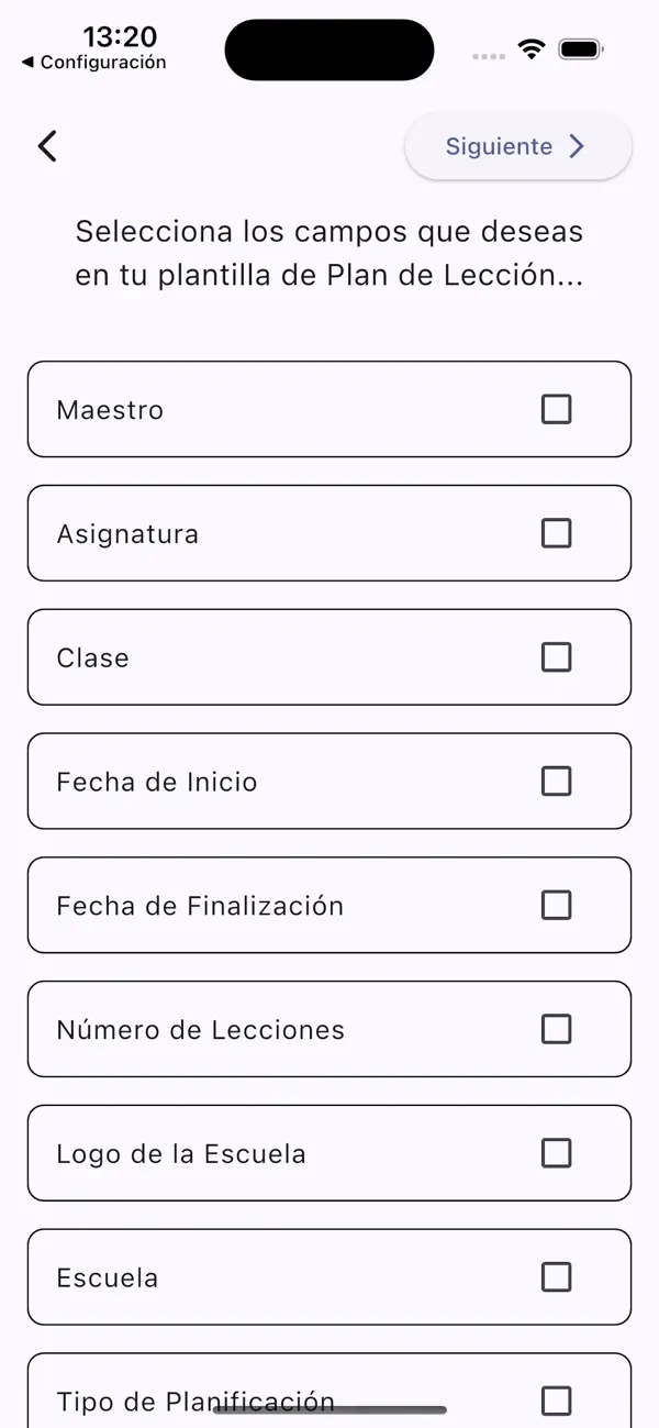 Screenshot #3 pour Créateur de Plans de Leçon