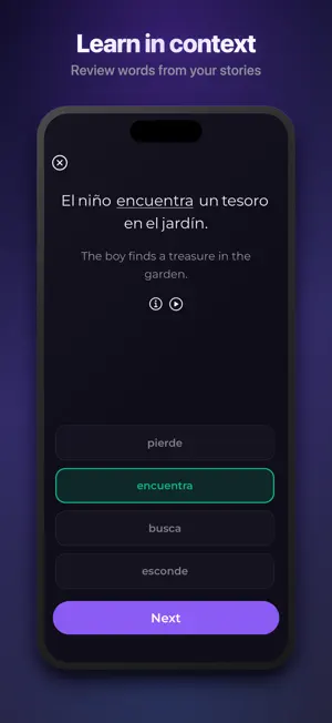 Polli: Language learning screenshot 3