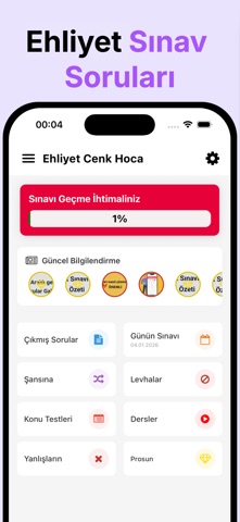 Ehliyet Sınav Soruları CenkHca screenshot