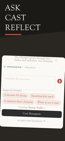 Six Lines: I-Ching & Almanac Screenshot 2 of 7