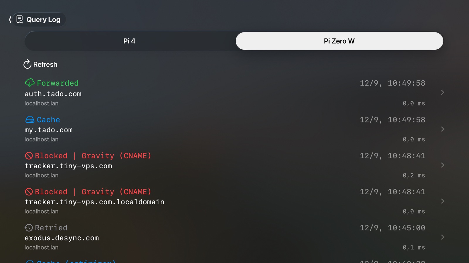 Pi-hole Remote apple_tv screenshot 4