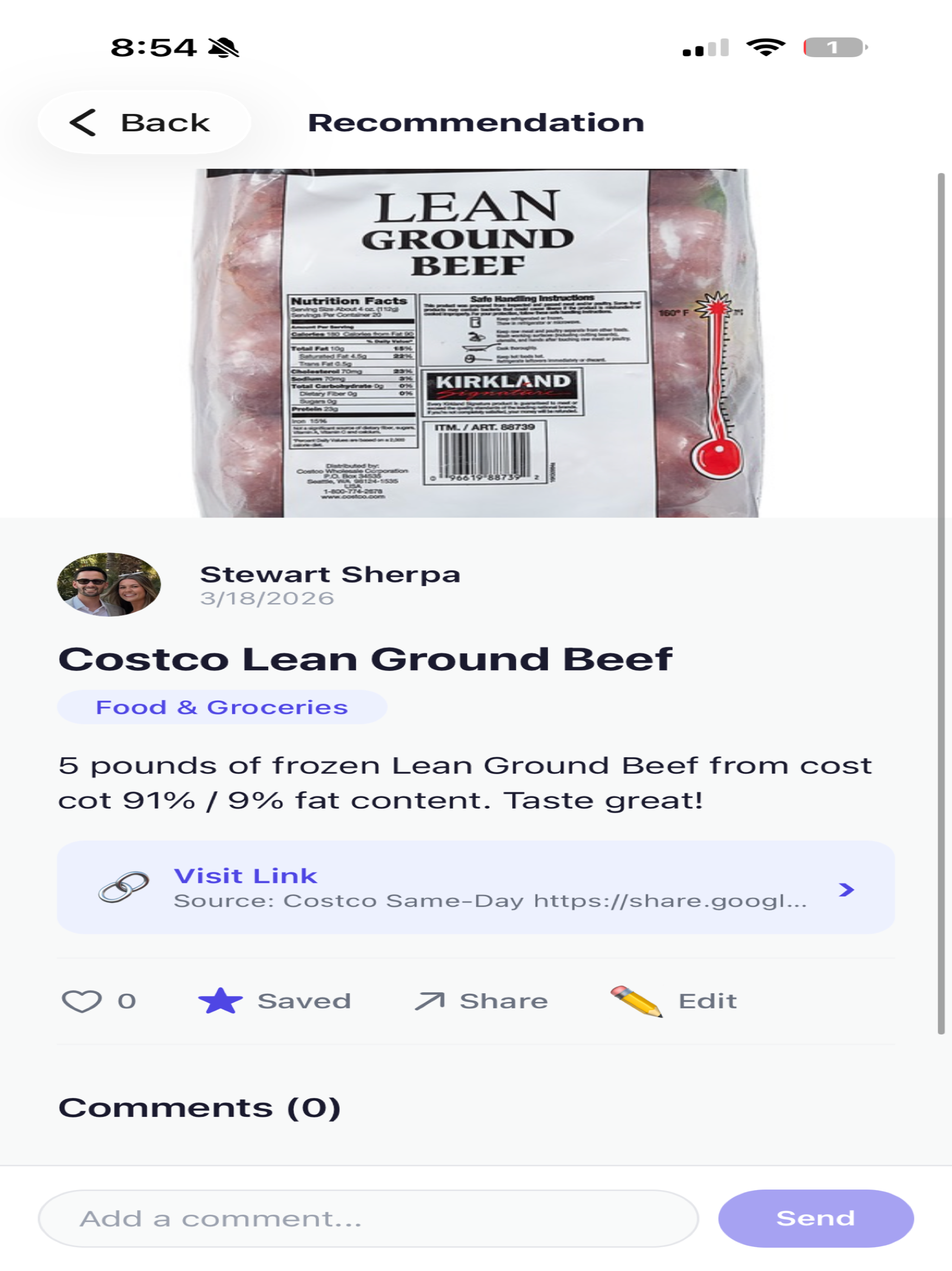 Recs - Trusted Recommendations