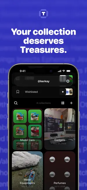Treasures: Collect & Share screenshot 1