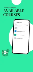 GED Credit screenshot #1 for iPhone