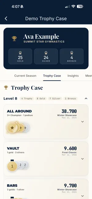 Vaulted: Gymnastics Scores screenshot 3