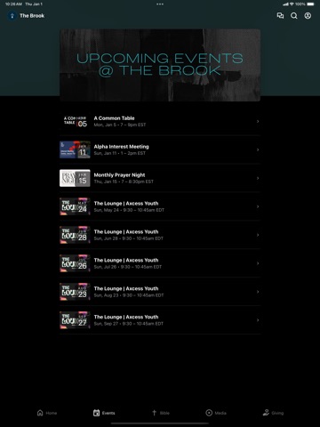 The Brook MIA iPad screenshot