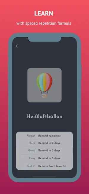 Devoca: German Vocabulary screenshot 4