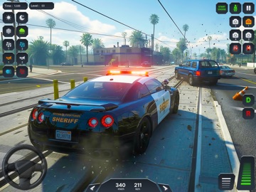 Us Police Car Simulator Games iPad screenshot
