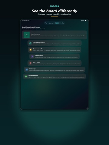 Flipora: Disc Strategy iPad screenshot