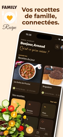 Family Recipe: Carnet & Menus screenshot