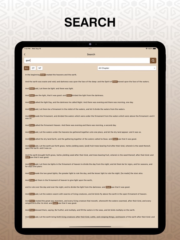New Living Translation NLT. iPad screenshot 6 - Education app