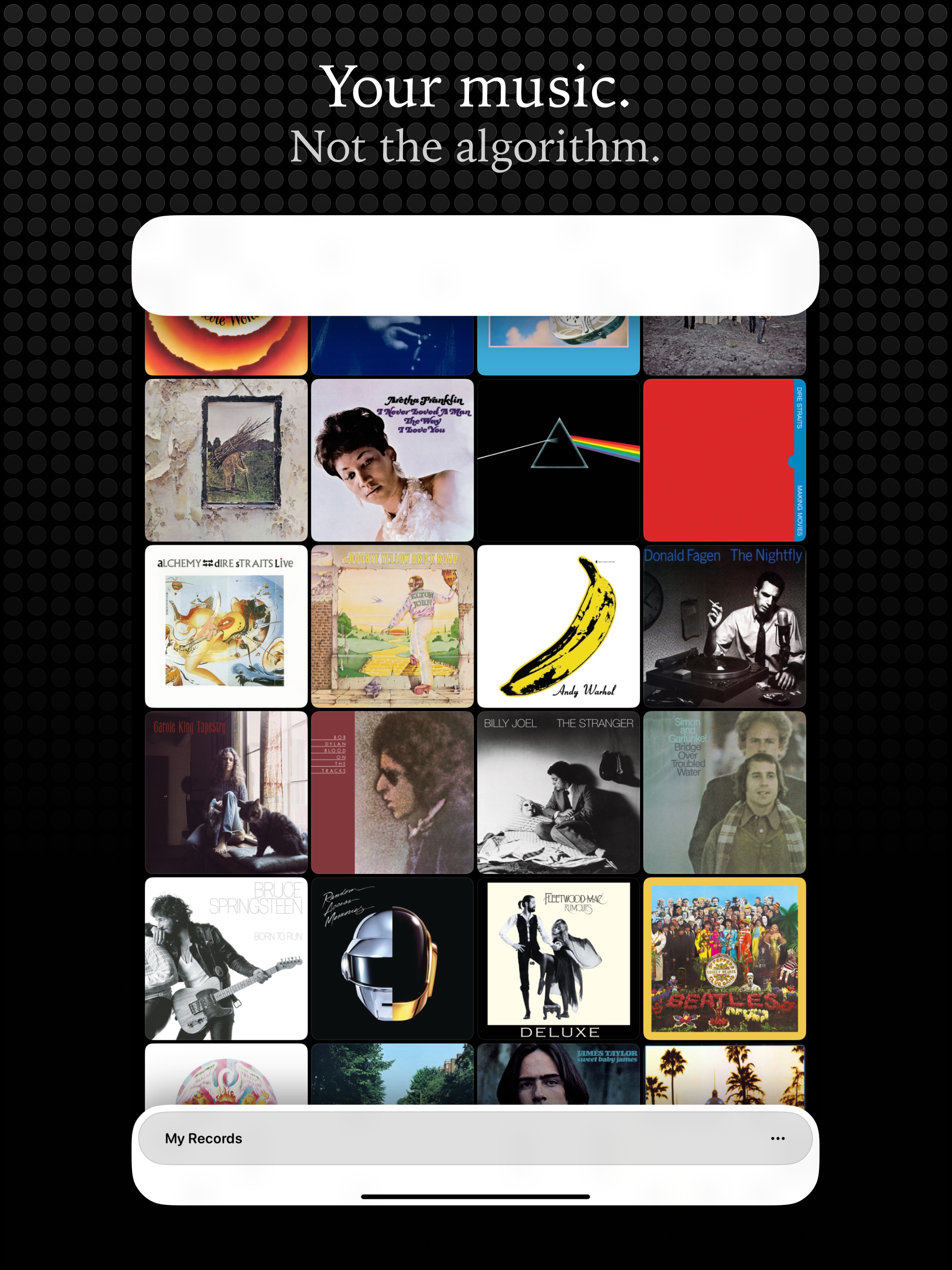Records: Album Player