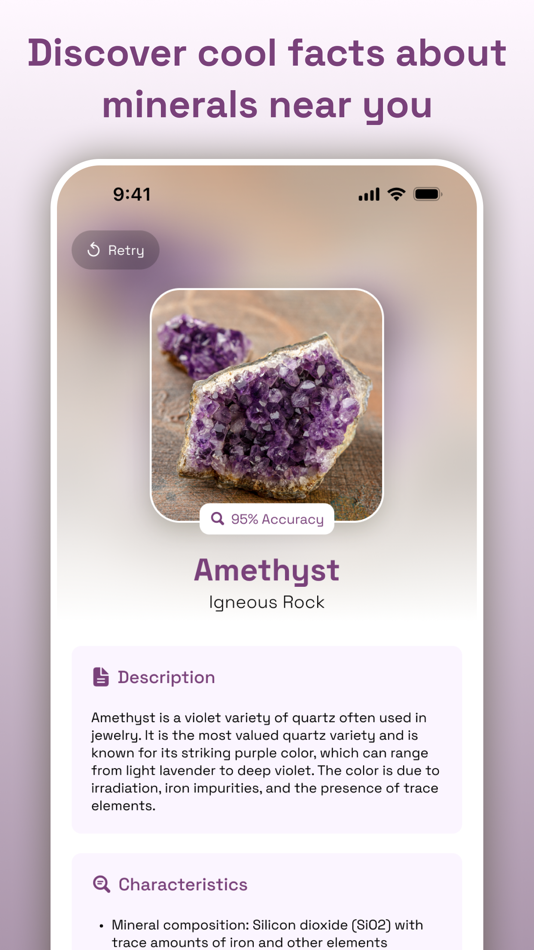 #3. Rock Identifier - Crystal, Gem (iOS) Podle: Lumos apps