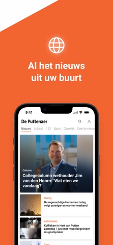 De Puttenaer iPhone screenshot