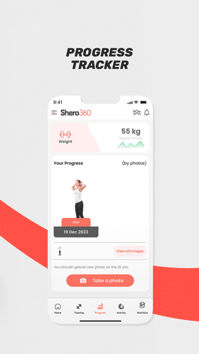 SHERO360 - Women Fitness App Screenshot