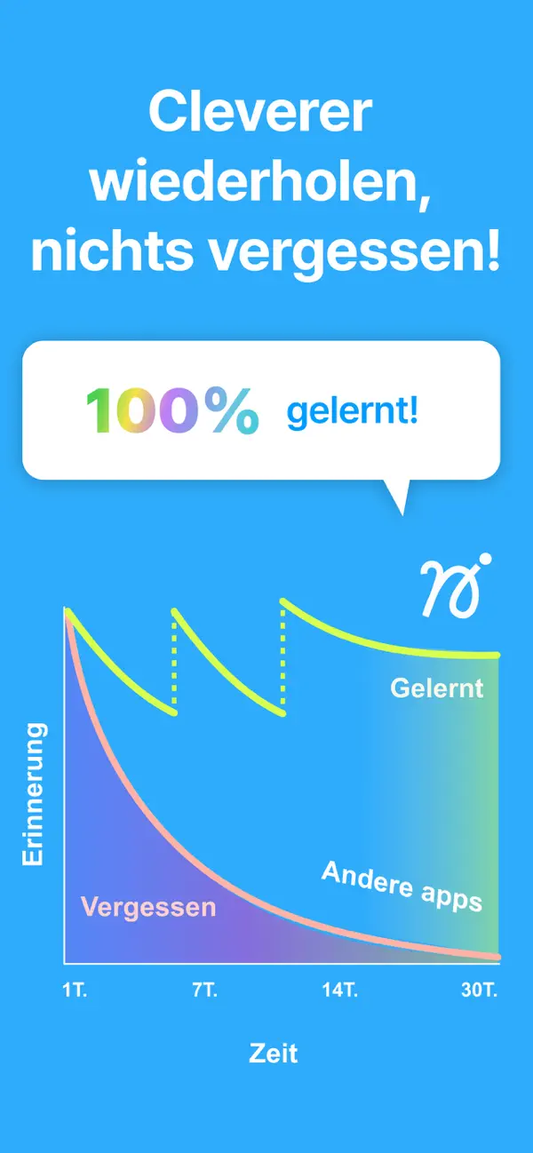 Noji: Karteikarten Lernen iPhone App Screenshot 3 – Bildung