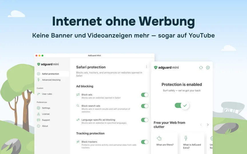 Screenshot von AdGuard: Ad Blocker For Safari auf dem iPhone 2