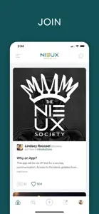 Nieux Society screenshot #1 for iPhone