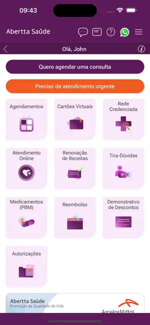 Abertta Saúde Mobile screenshot 2