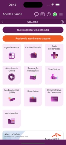 Abertta Saúde Mobile Screenshot 2 of 5