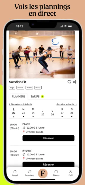 Fitmee : Cours de sport screenshot 4