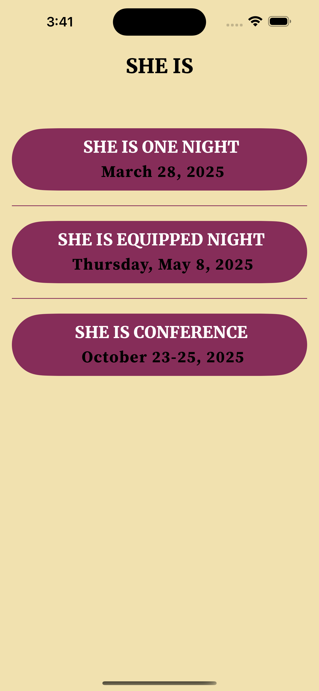She Is Conference