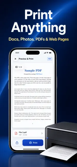 Air Printer App: Smart PDF screenshot 1