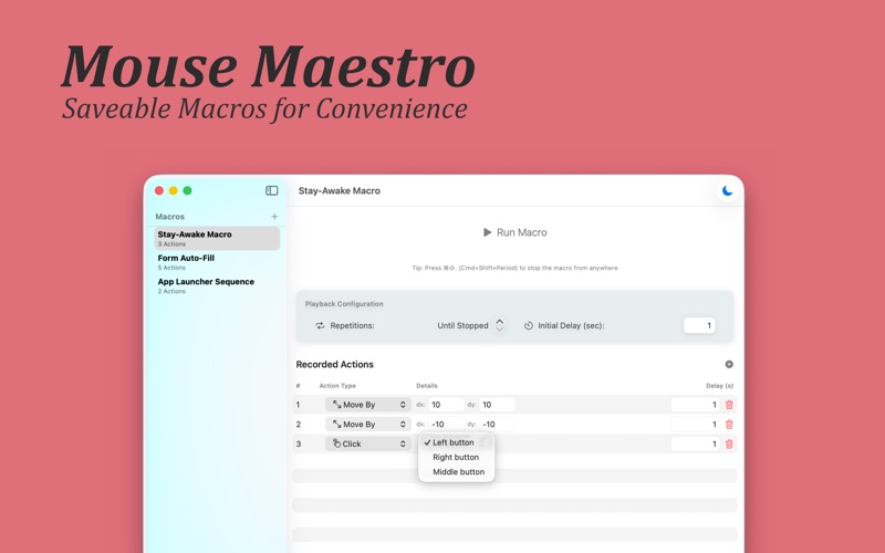 Mouse Maestro screenshot