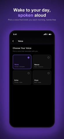 KroNav: AI Voice Scheduler iPhone screenshot