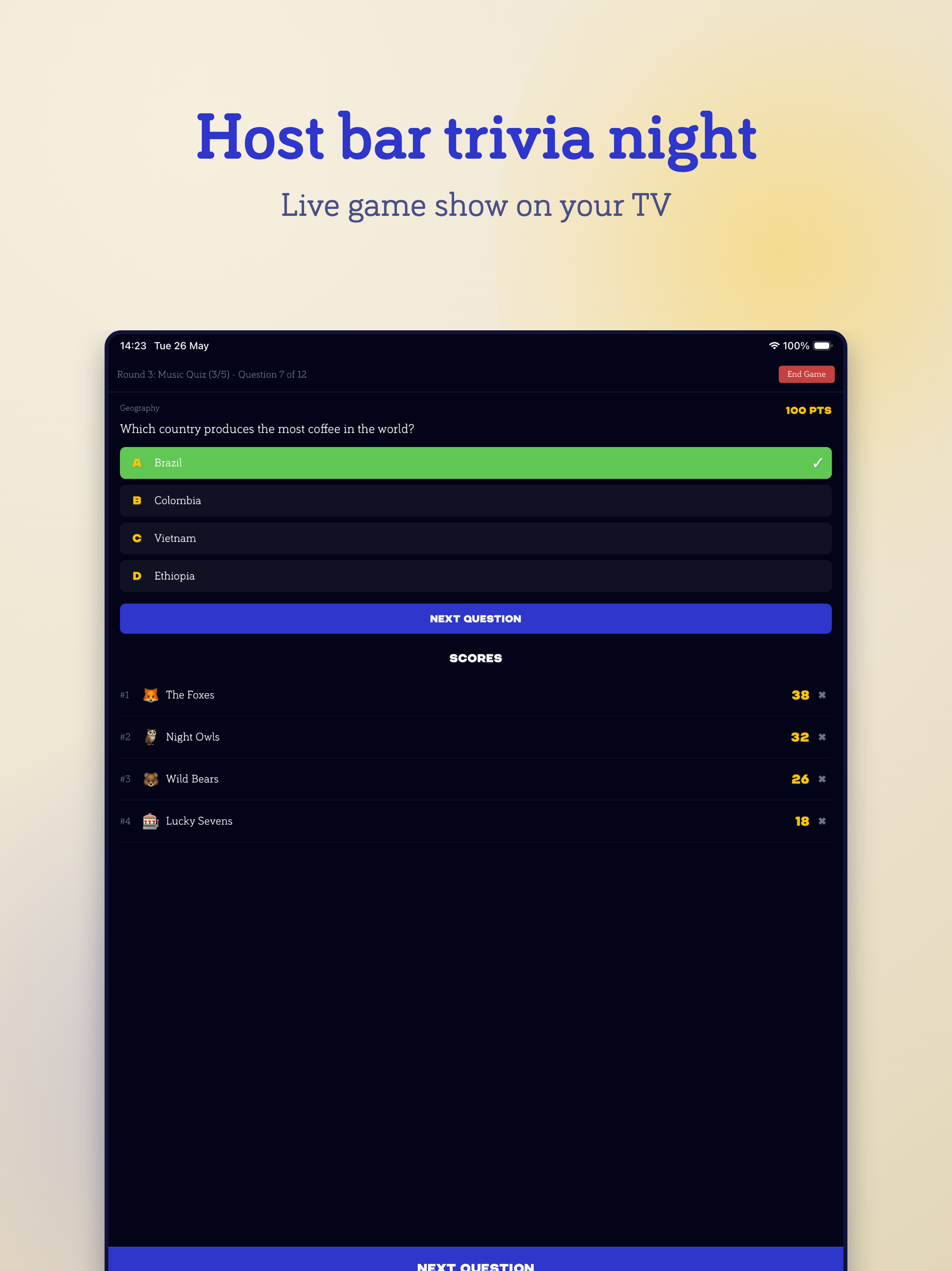 Quizado: Bar Trivia & Pub Quiz screenshot 8
