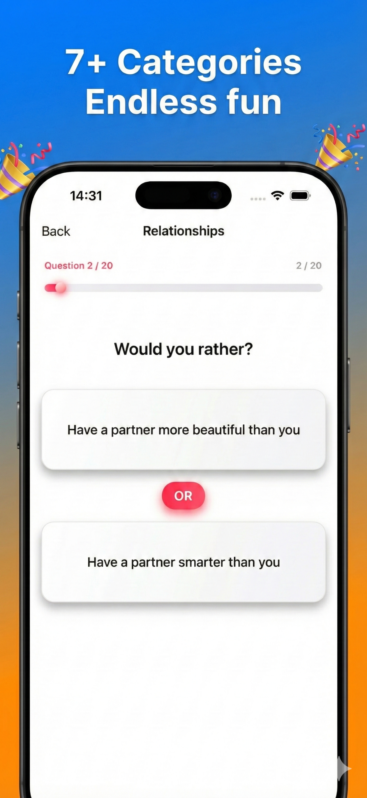 Would You Rather?: Party Game screenshot 3