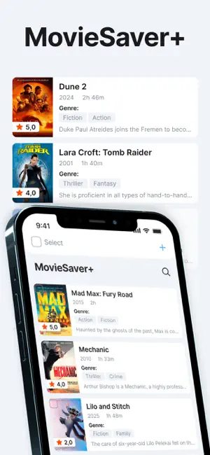 Movie Saver+ iPhone screenshot 1