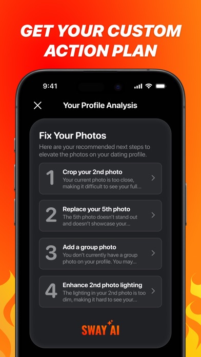 Sway AI: Dating App Assistant Screenshot