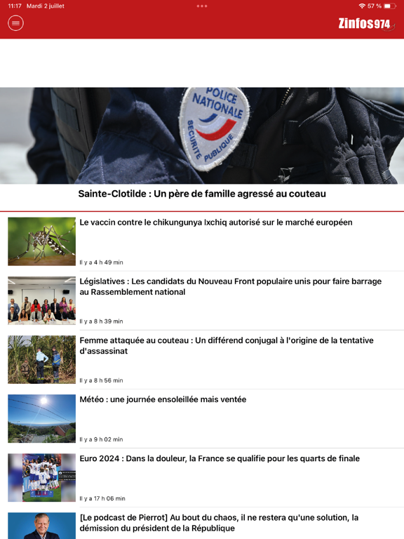 Screenshot #5 pour Zinfos974.com