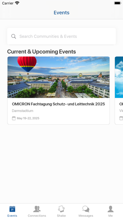 Screenshot 2 of OMICRON Events App