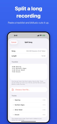 bMusic: FLAC, MP3 Music Player iPhone screenshot