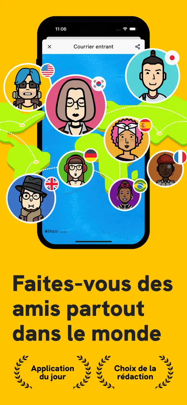 Screenshot #1 pour Slowly : Faites de vrais amis