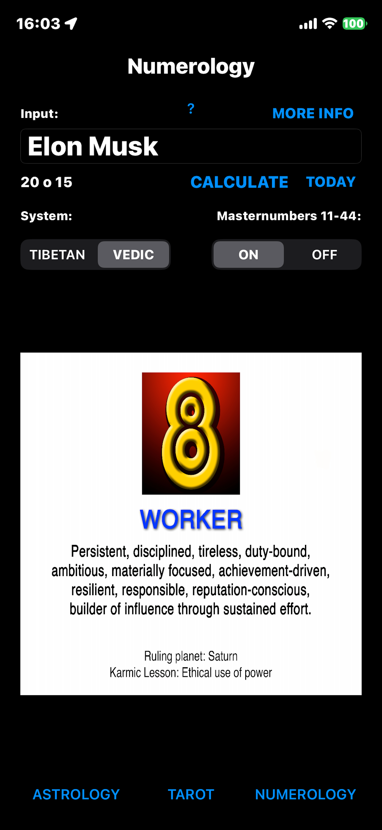 Numerology