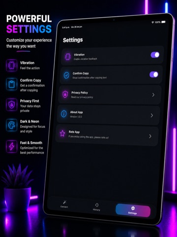 Text Case Converter Pro iPad screenshot